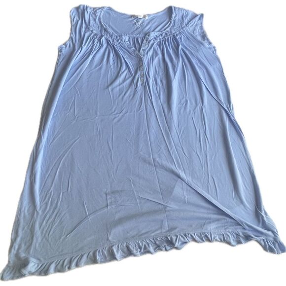 Eileen West Night Gown Blue Women’s Size 1X READ - Picture 1 of 6